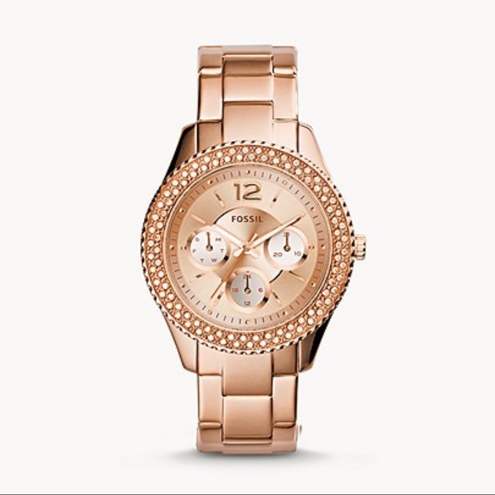 Stella Multifunction Rose-Tone Fossil Watch